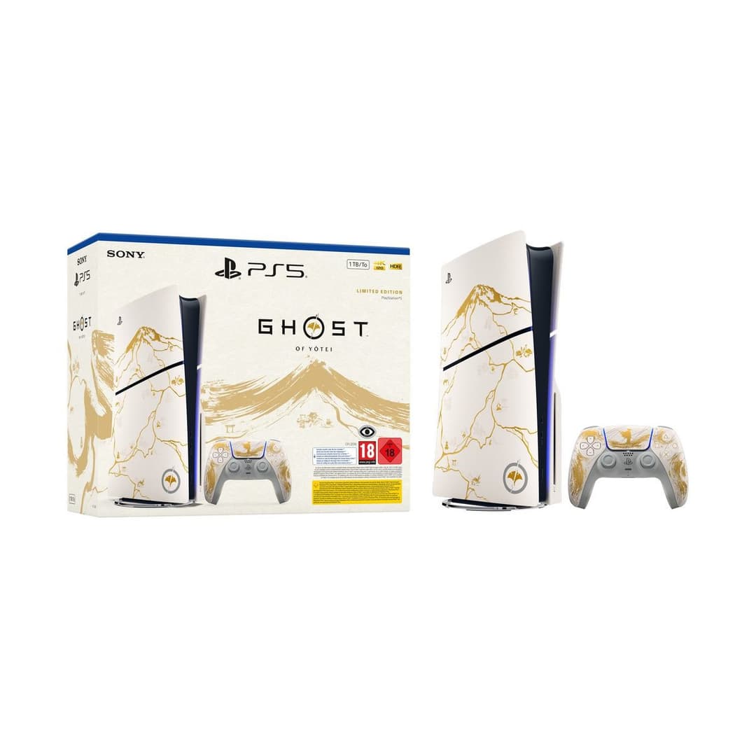 PS5 Slim Disc Edition – PS5 Ghost of Yōtei Gold Limited Edition