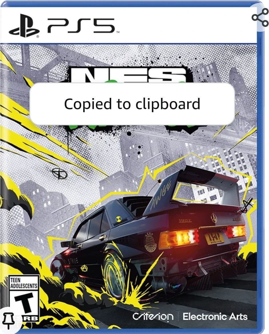 Need For Speed Unbound PS5