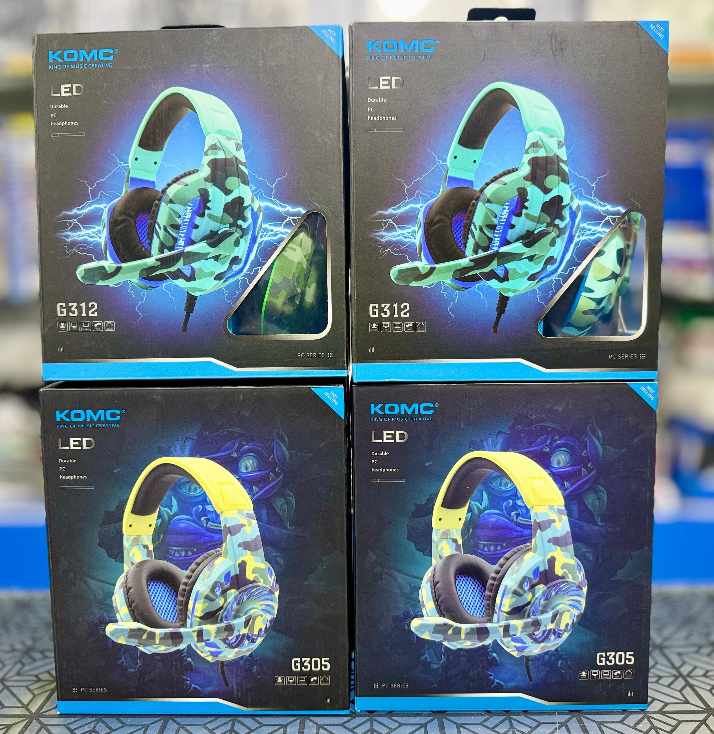 KOMC Wired Gaming Headphones