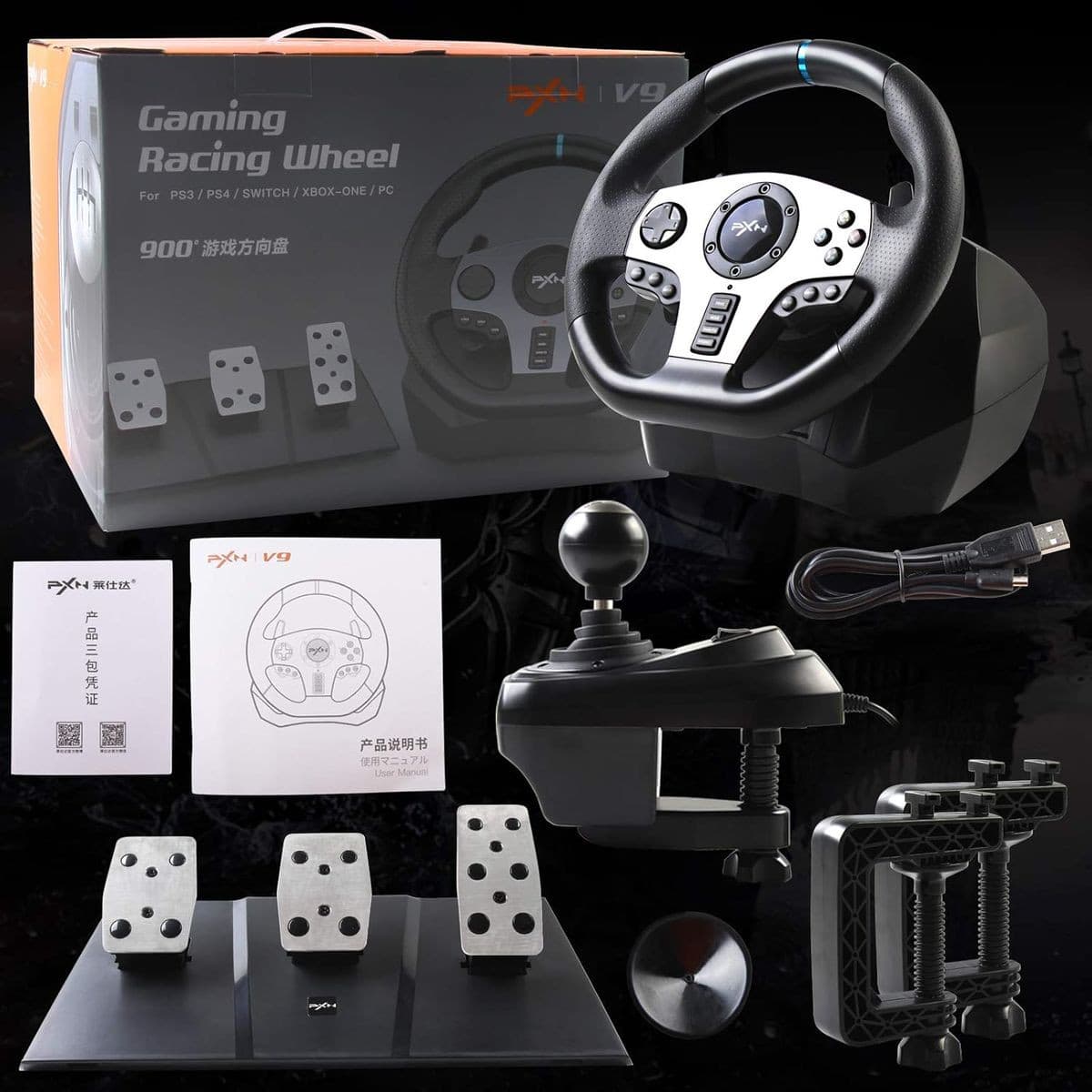 Pxn V9 Gaming Steering Wheel - Image 2